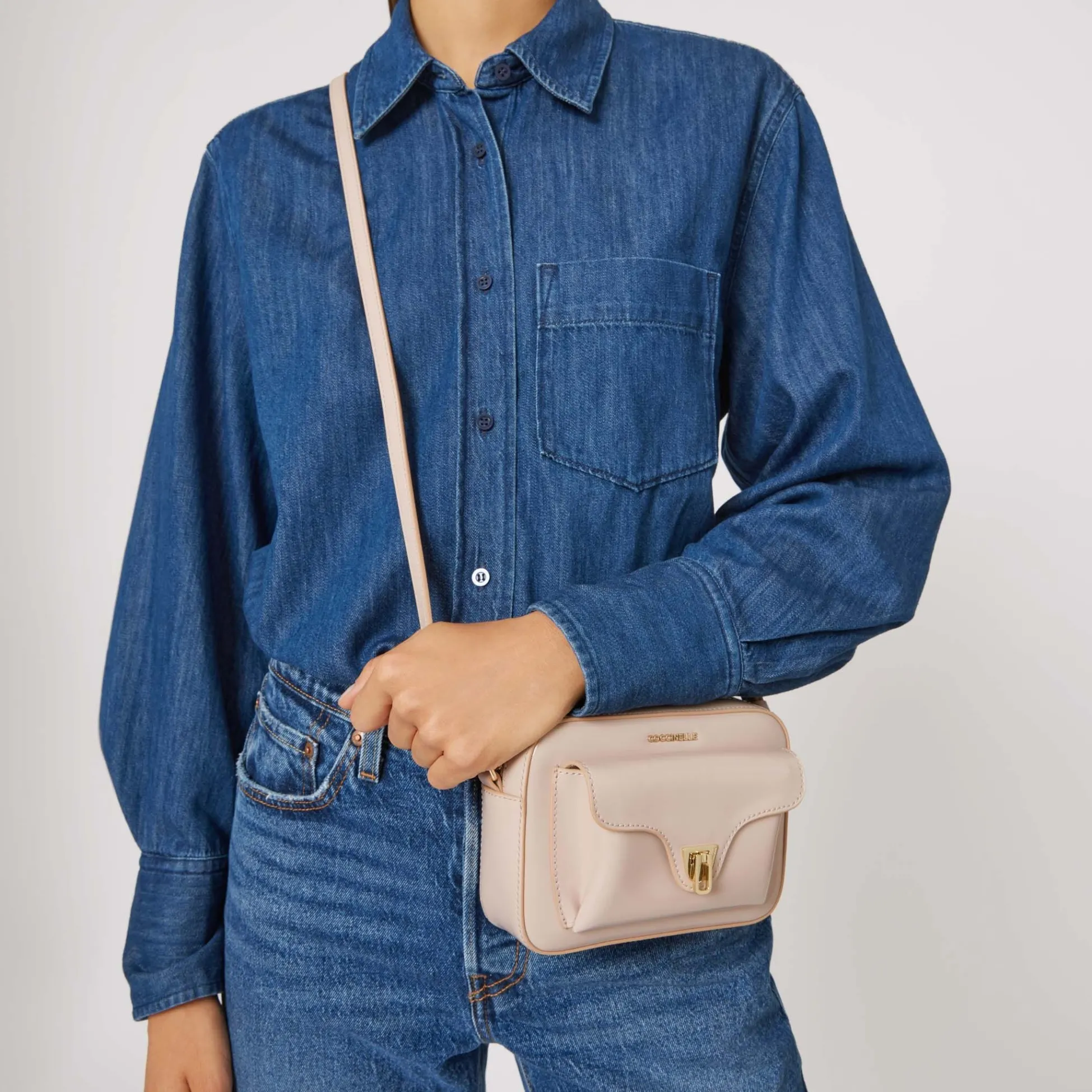 Coccinelle Beat Shiny Calf Mini