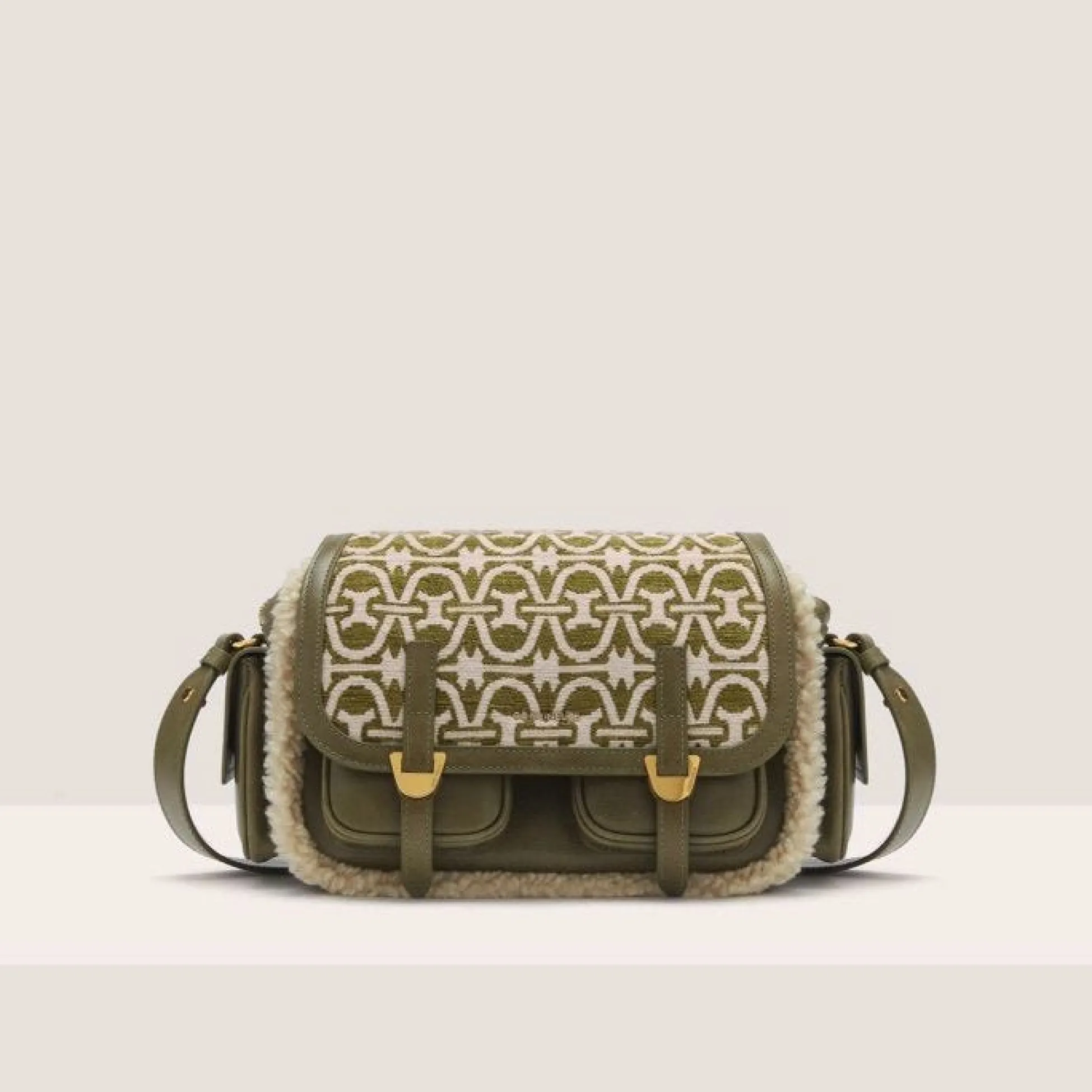 Coccinelle Campus Multimaterial Winter Monogram Medium