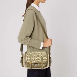 Coccinelle Campus Multimaterial Winter Monogram Medium
