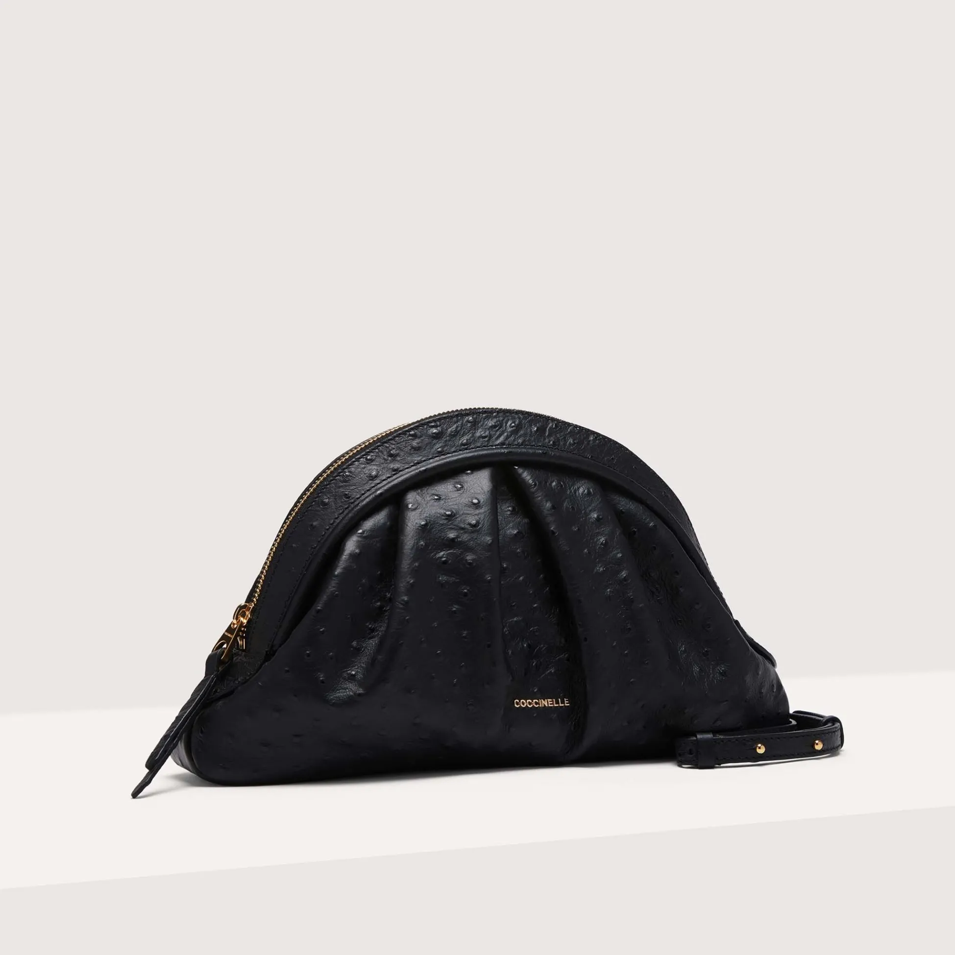 Coccinelle Cheek Ostrich Medium