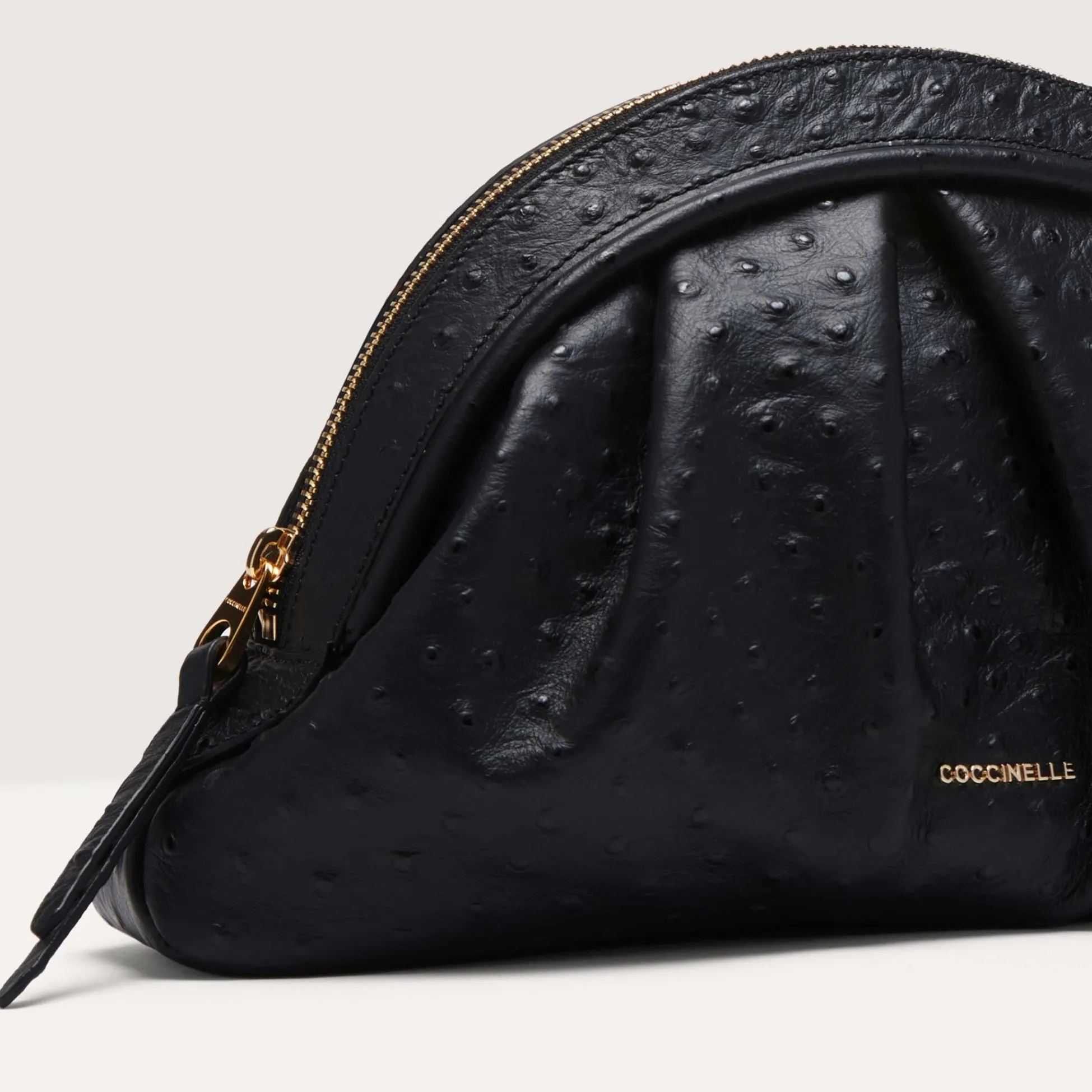 Coccinelle Cheek Ostrich Medium