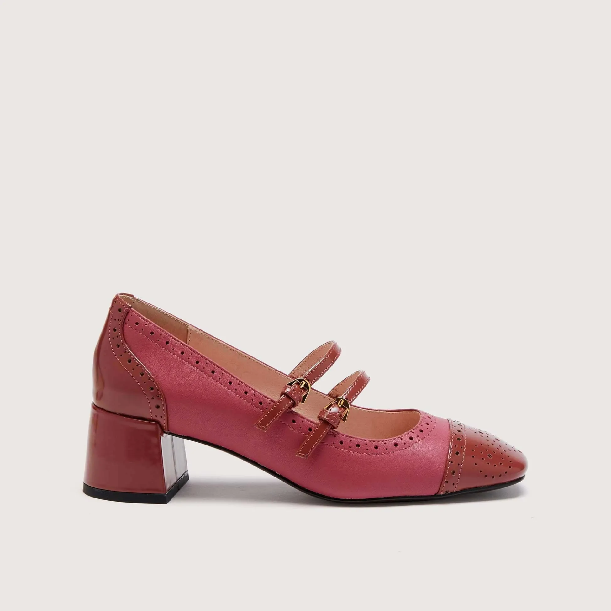 Coccinelle Magalù Shiny Brogue Bicolor