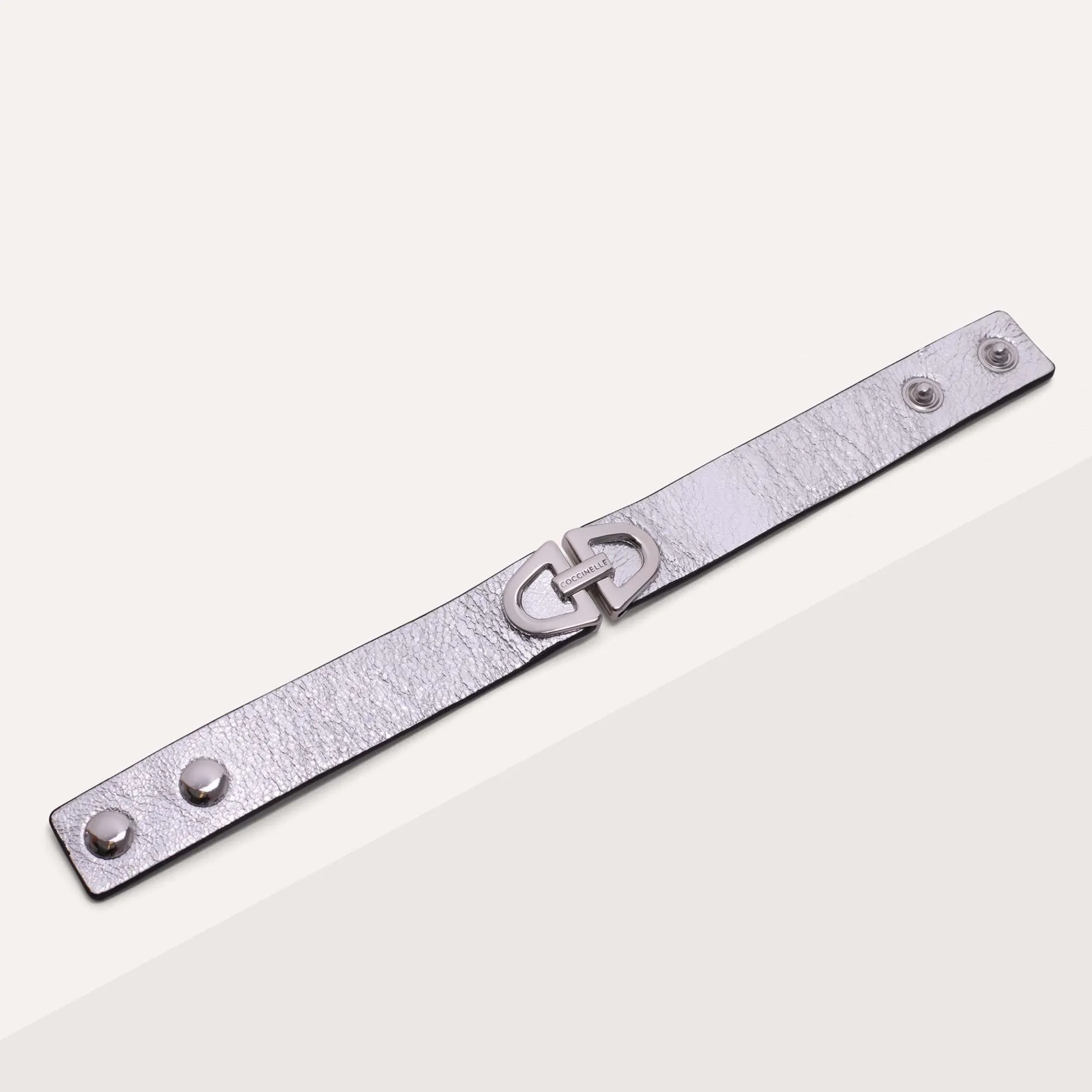 Coccinelle Monogram smooth metal