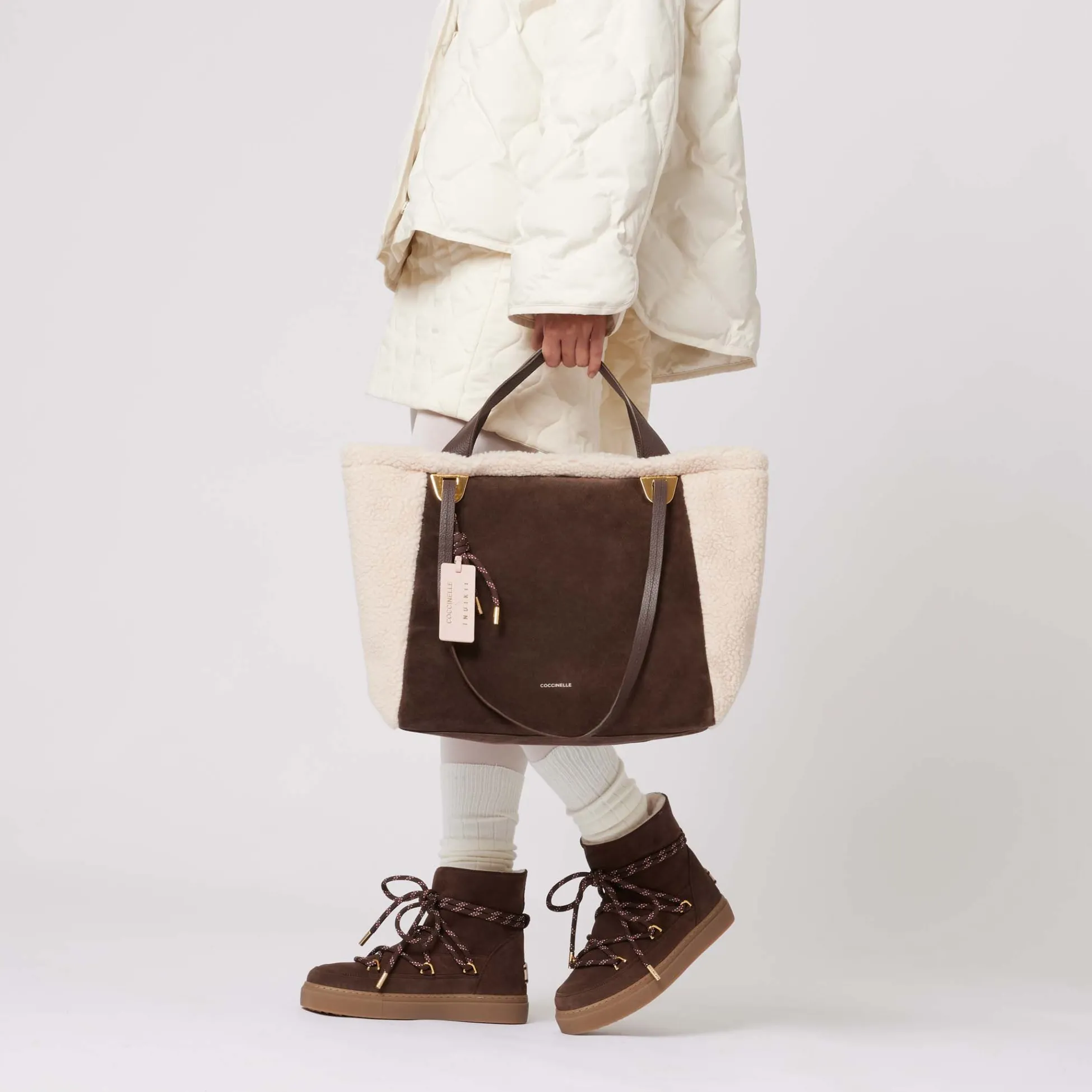 Coccinelle x Inuikii Oliver Eco Shearling Medium